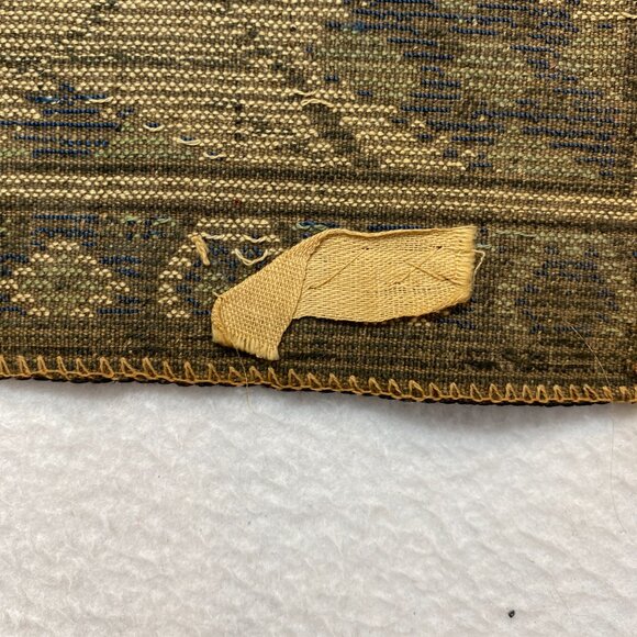 VINTAGE Tapestry Wall Hanging Arabian Nights Middle East Village Fringe - Picture 11 of 12